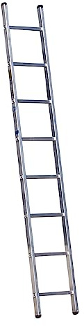 Trade Master Pro® Single Section Ladder | Anti-Slip, Heavy Duty | Lightweight Aluminium | 150kg Weight Rating | EN131 Certified | 2.3m