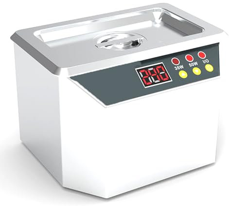 Ultrasonic Cleaning Machine, Professional Digital Ultrasonic Jewelry Cleaner with Control Panel, 5-10 Min Timer Modes and 2 Power Modes, for Eyeglasses Watches Rings Coins Jewelry