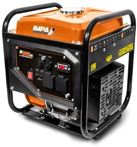 IMPAX® 2800w Inverter Open - Frame Generator, Orange/Black
