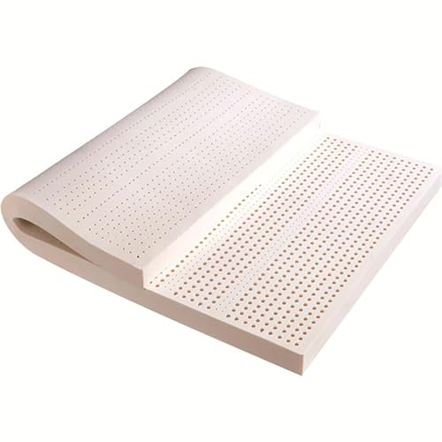 ABJGHYUT 100% natürliche Latexmatratze Bio atmbar und bequem, langlebig und Nicht leicht zu kollabieren, Matratzen -Topper,10cm,150x200cm