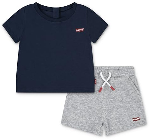 Levi's Set Bebe Camiseta Y Pantalón Corto, Niños, 3 años