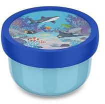 Mepal - Obstbox Campus - Snackbox für Kinder - Spülmaschinen- und mikrowellenfest - BPA-frei - 300 ml - Tropical Ocean