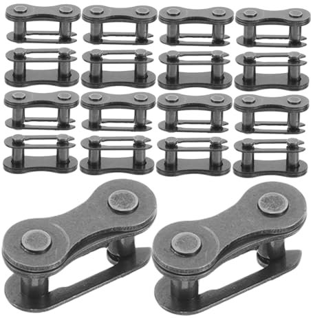 GALPADA 20pcs Sturdy Connector Link Steel for Cycling Chain Repair Easy Install Bike Chain Accessories