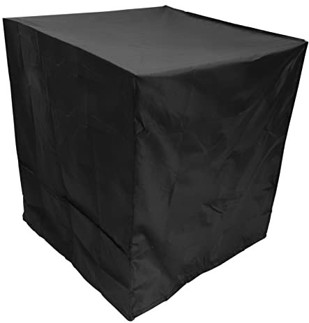 Mobestech 1 Stück Klimaanlage Abdeckung Einheit im Freien Conditioner Polyester Black