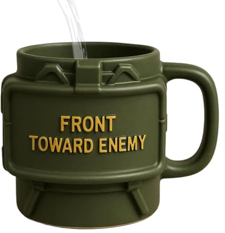 Jukeoiu Tazza da tè Memorial Day, tazza da caffè in resina con manico, da collezione, tazza da tè in resina per latte caldo, birra, latte, vino, bevande fredde
