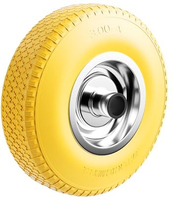 Ruota in poliuretano 3.00-4 255mm gomma piena anti-foratura cerchio in metallo