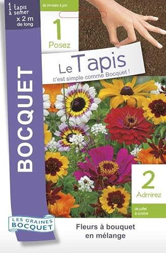 Tapis/Ruban de graines de fleurs pour bouquets en mélange - 15 g - LES GRAINES BOCQUET