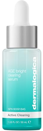 Dermalogica Age Bright Clearing Serum (1 Fl Oz) Anti-Aging Face Serum with Salicylic Acid - Promotes Smoother, Clearer, Brighter, and More Even Skin