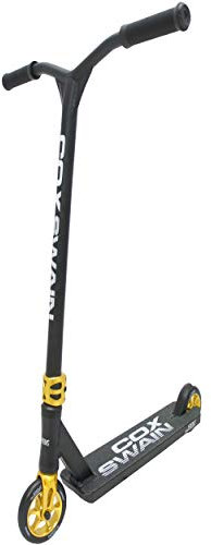 Cox Swain Stunt Scooter V-120 mit 120mm Rollen - ABEC9 Lager - Das Neue Topmodell Black/Gold