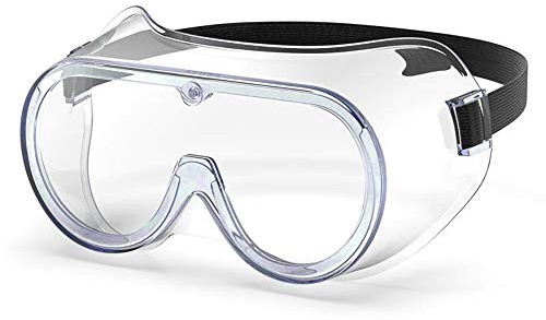 LOVETRENDS Protective Eye-wear Safety Goggles Safety Glasses Eye Protection Fluid Resistant Safety Work Glasses with Clear Lenses Security Glasses Anti Fog/Mist/Steam/Dust and Wind resistant