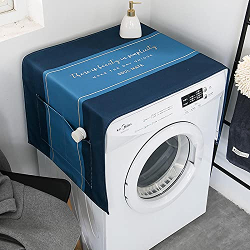 Abdeckung Waschmaschine Decken Waschmaschinen Abdeckungen Waschmaschinenbezug WaschmaschinenüBerzug Auflage Mit Aufbewahrungstasche Blau Grün 55 X 140cm