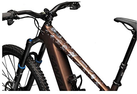 DYEDBRO MTB - Pellicola protettiva per telaio e-bike, colore: Bianco