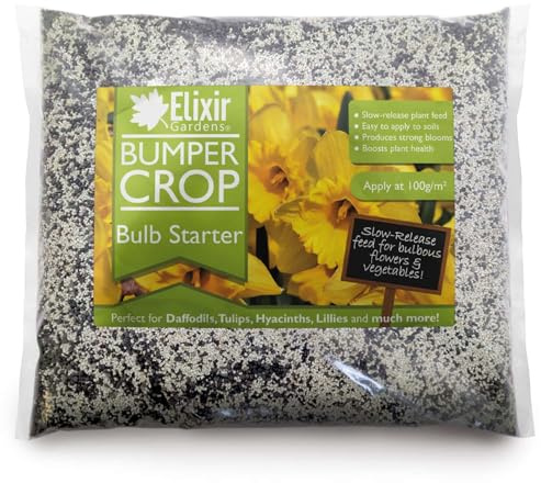 Bumper Crop Bulb Starter | Tulip, Daffodil, Hyacinth, Iris, Lily, Dahlia, Crocus & Begonia Feed & Flower Planting Fertiliser | 5kg Bag