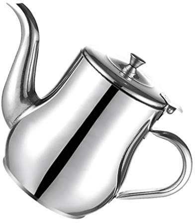 BESTonZON Glasflasche Fett Trenn Sauciere Speckfettbehälter Ölsiebtopf -Speiseölbehälter Mit Deckel Langer Tülle -Ölsiebtopf Zum Kochen Von Speckfett In Küche 24Oz/700Ml Oelsiebtopf
