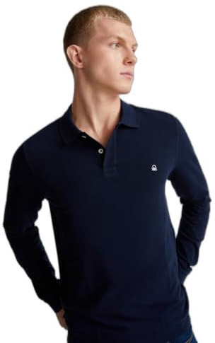 United Colors of Benetton Polo Shirt M/L, Dark Blue 016, L