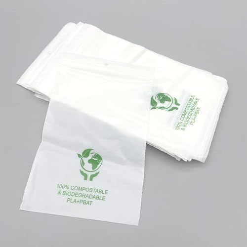 Sachets Zip - 100% Compostables et Recyclables - épaisseur 50 microns - Lot et tailles au choix (80x120mm (1000 sachets)) Transparent