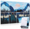 Yrendenge Art Acoustic Panels, Sound Proofing Padding 8 Pack Self-adhesive Acoustic Wall Panels, 48 x 32 Decorative Sound Absorbing Panels High Density Panels for Home Studio (Landscape Patterns)