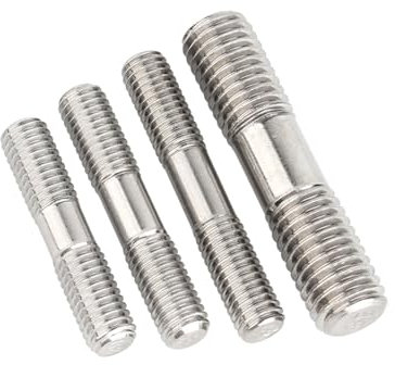 M6 M8 M10 M12 Doppelkopf-Gewindestange 316 Edelstahl Stehbolzen Schraubenstange Zahnstange Doppelkopfschraube (Size : 150mm, Color : M12-1PCS)