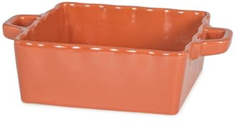 H&H Set 3 Pirofile in Stoneware, Colori Assortiti, 15x15xH6cm