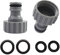 2 Stück 1,9 cm Schlauchanschluss Adapter Innengewinde für Gartenschlauch Bewässerungssystem Wasserhahn Adapter