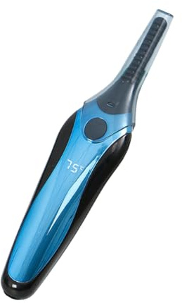 Baluue Rizador de Pestañas Eléctrico Recargable por Usb, Calentamiento Rápido 10 S, Temperatura 65-85 ℃, Diseño Botón para Mujer