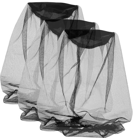KITANDOVE 3pièces Filet De Tête Et Cou pour Activités De Plein Air Chapeau Anti-Insectes Respirant pour Camping Et Jardinage