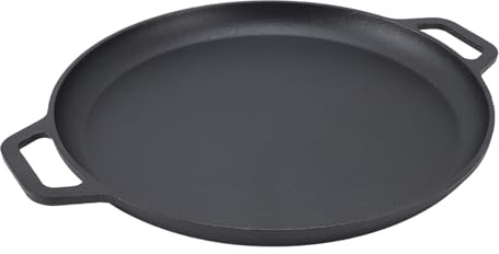 Padella per Crepe, Riscaldamento Uniforme Antiaderente per Pancake in Ghisa Addensata, Padella per Pancake, Padella per Tortilla con Padella per Pancake per (30 cm)