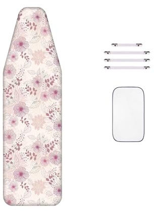 Funda de Algodón para Tabla de Planchar - XXL, Engrosada - Diseño de Dos Capas, Excelente Permeabilidad Al Vapor - Cubierta Para Tablas de Planchado, Adecuada Para Tablas de Planchar Extra Grandes