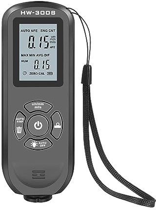 Spessimetro Vernice, HW-300S Misuratore di spessore digitale automatico Misuratore di spessore della vernice for auto Misuratore di spessore del rivestimento Accessori for strumenti di misurazione(Noi