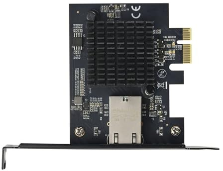 Tarjeta profesional de un solo puerto de 10 Gbps AQC113 con conectores de 1G/2.5.0G/5.0G/10Gbps a servidor PCIE