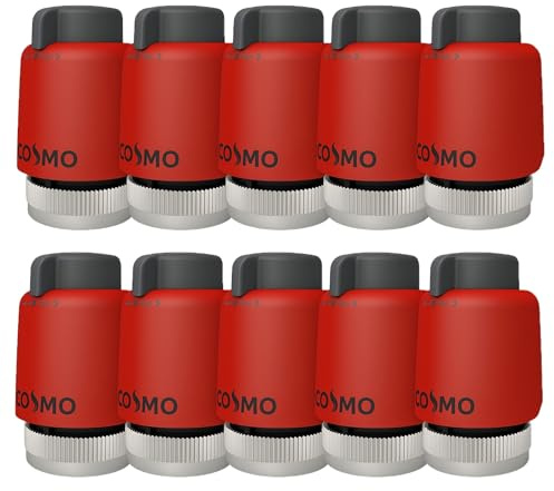 10x COSMO Stellantrieb 230 V – IP54, M30×1,5 mm, stromlos zu mit manueller Arretierung – CTS230N – Heizungs-/Klimatechnik