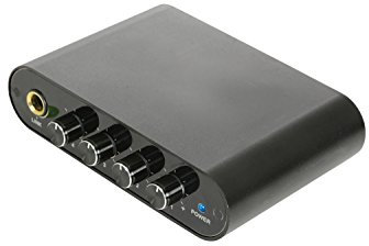 QTX Headphone Distributor Amplifier 4 Channel Output Upto 4 Stereo Headsets
