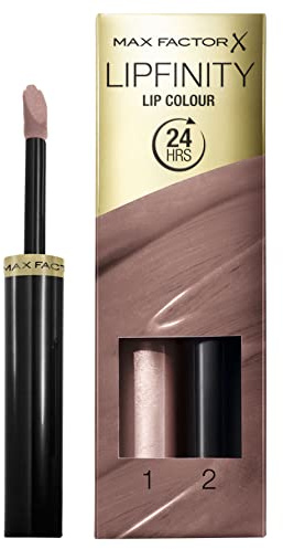 Max Factor Lipfinity 2-stegs Long Lasting Lipstick – 190 Indulgent, 2.3 ml + 1.9 g