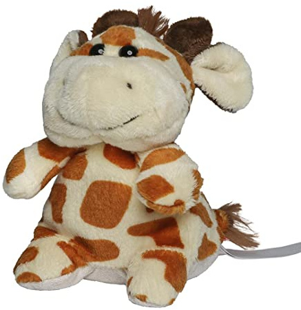 Minifeet Schmoozies Giraffe Displayreiniger - Das plüschige Präsent für Kinder, Erwachsene und Giraffenfans - 2in1 Kuscheltier & Displayreiniger mit Unterseite aus Mikrofaser