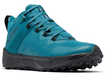 Columbia Mens Facet 75 Outdry Mid Waterproof Hiking Shoe, Deep Wave/Black, 10.5