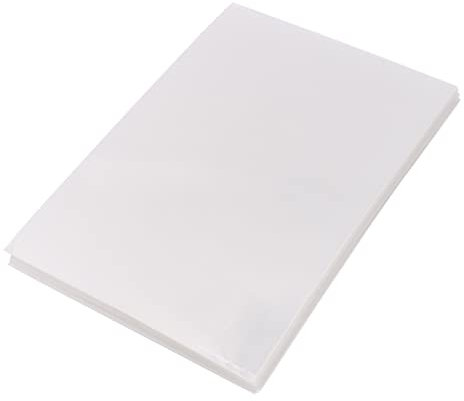 TOPPERFUN 50stücke Transparentes Schrumpfpapier Für Diy-handwerk Halbtransparente Schrumpffolie Ungeschliffen Für Schmuck Und Dekorationsprojekte