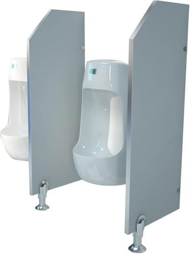 Urinal-Sichtschutz für Männer, Toilettentrennwand, wasserdichte Urinal-Trennwand aus PVC für Hotel-/öffentliche Toiletten, wandmontierte Urinal-Trennwandverlängerung, für Schule/Ba
