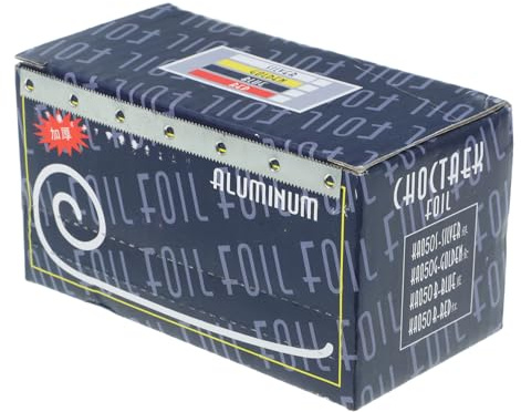 Mikinona 2rollen Haarfärbe-alufolie Friseurbedarf Professionelles Haarstyling Folien Für Färben Strähnen Nagelkunst Und Küche Einfach Zu Handhaben Praktisches Design