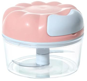 Kitchen Accessories Food Mixer, Garlic Grinder, Vegetable Cutting Machine, Meat Grinder, Garlic Shredder, Household Use Garlic Press(Pink)