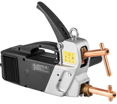 Soldador eléctrico por puntos, soldador por puntos de doble cara, pistola de punta de soldadura portátil de mano, herramienta de reparación de chapa de 2,0 + 2,0mm Bricolaje y herramientas