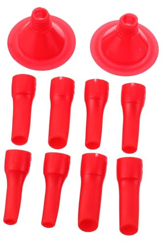 OSALADI 10pcs Reusable Plastic Caulking Nozzle Sealant Nozzle for Kitchen Bathroom Glue Remover Caulk