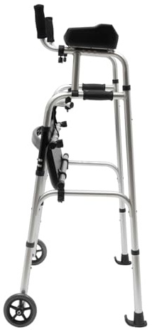GNbow Andador Adultos, Andador Ligero con Asiento y Reposabrazos, Andador con Soporte Rodante para Personas Mayores y Adultos, Ayuda para Caminar para Discapacitados