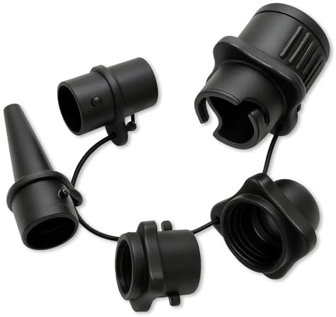Sup Ventil Adapter, Pumpenadapter Mit 4 Gasdüse Inflatable, Tragbarer Sup Pumpe Adapter, Adapter Sup Pumpe, Sup Adapter Für Kompressor, Für Kompressor, Stand Up Paddle Board, Aufblasbares Boot, Kajak