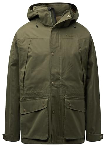 Pinewood Herren Nydala Classic 2L Jacke - Hochwertige und wetterfeste Jagdbekleidung Herren mit vielen praktischen Taschen - Ideal für die Jagd aber auch den Alltag