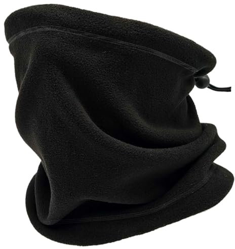 FUUGlan Motorrad-Schal, halbes Gesicht, Radfahren, halbes Gesicht, Schlauchschal, Bandana, Fleece, Sport-Halstuch, Halstuch, Halswärmer, Outdoor, Winter, Halswärmer