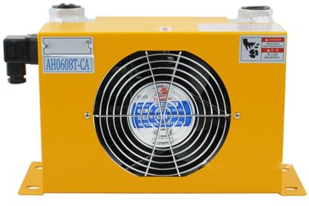 YVAAASIYC Radiatore ad Aria Idraulico AH0608T-CA, Ventola di Raffreddamento ad Aria, Macchina di Raffreddamento dell'olio, radiatore dell'olio raffreddato ad Aria 110/V 220/V 24V 12V 380V(AC220/V)