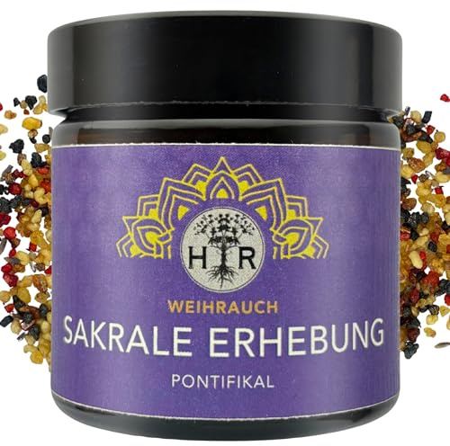 Weihrauch Pontifikal – Sakrale Erhebung • Edles Kirchenräucherwerk aus Olibanum, Myrrhe & Harzen • 100% Naturrein • Feierlicher Duft für Gebet, Meditation & spirituelle Rituale • HerbsnRoots