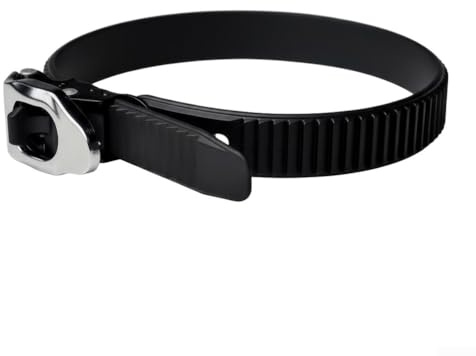 Skridskospänne, nylon aluminiumlegering 30/50 cm justerbar spännrem för inline-rullskridskor ishockey skidstövlar (50 cm)