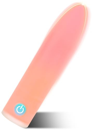 Qcpuuu Mini vibratore Bullet, uovo vibrante riutilizzabile per donna con 10 modalità di vibrazione, uovo vibrante silenzioso e potente, vibratore per punto G