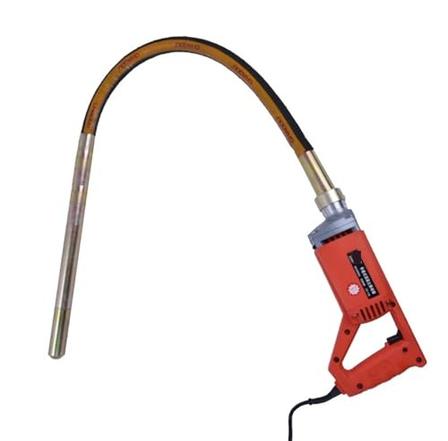 vibrateur concret, Vibrateur à béton 35 mm Moteur stable 900 W Outils de construction avec tube de 1 m/1,5 m Simple à manipuler(1.5m tube)